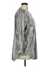 Cato Metallic Silver 3/4 Sleeve Blouse Size XL - photo 4