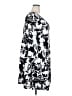 Kaari Blue Print Black Casual Dress Size 2X - photo 4