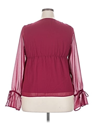 Open Edit Long Sleeve Blouse (view 2)