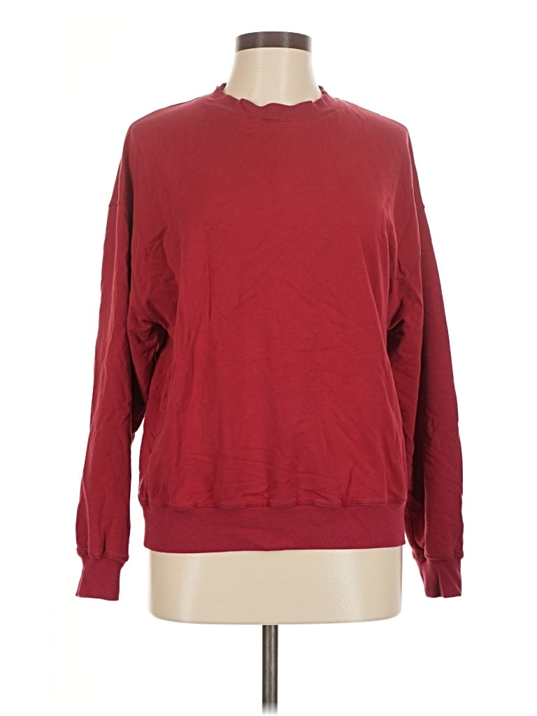 Pre-owned The Drop Sweatshirt In Burgundy