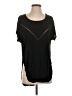 Emma & Sam 100% Rayon Black Short Sleeve Top Size S - photo 1