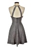 Xtraordinary 100% Polyester Metallic Silver Cocktail Dress Size 5 - photo 2