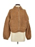 Express Outlet 100% Polyester Brown Faux Fur Jacket Size S - photo 1