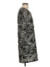 Vila 100% Polyester Graphic Gray Casual Dress Size S - photo 4