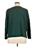 Nic + Zoe Metallic Green Pullover Sweater Size 1X - photo 2