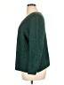 Nic + Zoe Metallic Green Pullover Sweater Size 1X - photo 5