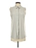 Athleta Gray Sleeveless Button-Down Shirt Size S - photo 1