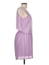 Francesca's 100% Polyester Solid Purple Casual Dress Size L - photo 4