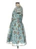 Gabby Skye 100% Polyester Floral Blue Green Cocktail Dress Size L (estimated) - photo 5