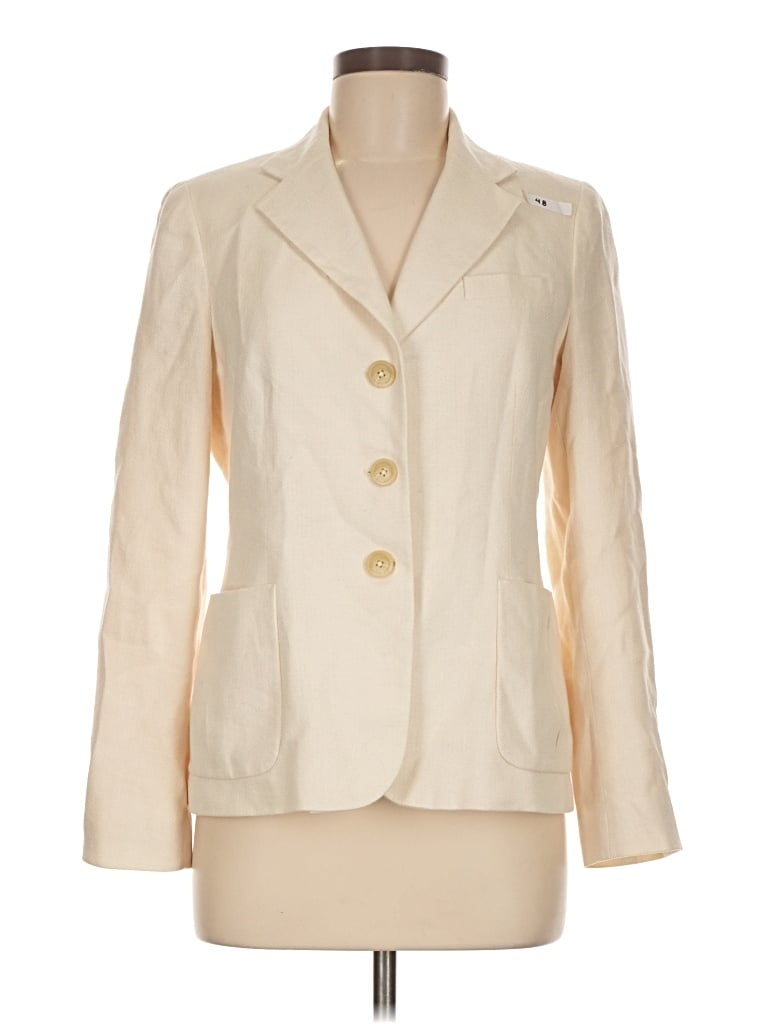 Pre-owned Polo Ralph Lauren Blazer Jacket In Ivory