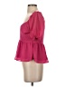Dee Elly 100% Polyester Pink Short Sleeve Blouse Size S - photo 5