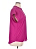 Cynthia Steffe Pink Short Sleeve Blouse Size XL - photo 4