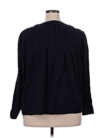 Caslon Long Sleeve Blouse (view 2)