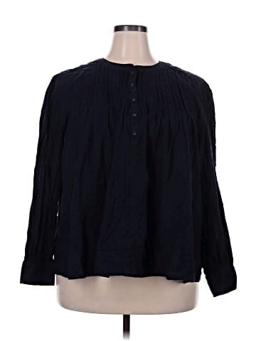 Caslon Long Sleeve Blouse (view 1)