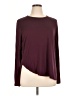 Halogen Burgundy Long Sleeve Top Size XL - photo 1
