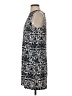 Ann Taylor LOFT 100% Polyester Print Gray Casual Dress Size S - photo 5