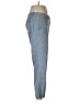 Gap Chevron-herringbone Blue Linen Pants Size 8R - photo 4