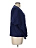 Anne Klein Blue Short Sleeve Blouse Size L - photo 4