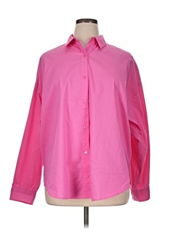 Express Long Sleeve Button-Down Shirt (view 1)