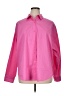 Express Solid Pink Long Sleeve Button-Down Shirt Size XL - photo 1