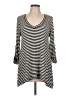 Studio M Black 3/4 Sleeve Top Size L - photo 1
