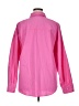 Express Solid Pink Long Sleeve Button-Down Shirt Size XL - photo 2
