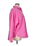 Express Solid Pink Long Sleeve Button-Down Shirt Size XL - photo 4