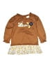 Little Lass Brown Dress Size 7 - photo 1