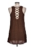 Unbranded 100% Viscose Brown Sleeveless Top Size L - photo 2