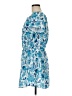 Unbranded Print Blue Casual Dress Size M (estimated) - photo 5