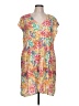 Unbranded Tropical Yellow Casual Dress Size L (estimated) - photo 1