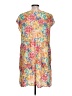 Unbranded Tropical Yellow Casual Dress Size L (estimated) - photo 2