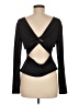 Gap Fit Black Long Sleeve Top Size M - photo 2