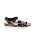 Aetrex 100% Leather Black Sandals Size 8 1/2 - photo 1