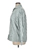 Unbranded Stripes Green Teal Long Sleeve Button-Down Shirt Size XL - photo 5