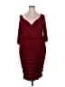 IGIGI Burgundy Cocktail Dress Size 18 Plus - photo 1