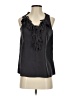 J.Crew 100% Silk Black Sleeveless Silk Top Size 0 - photo 1