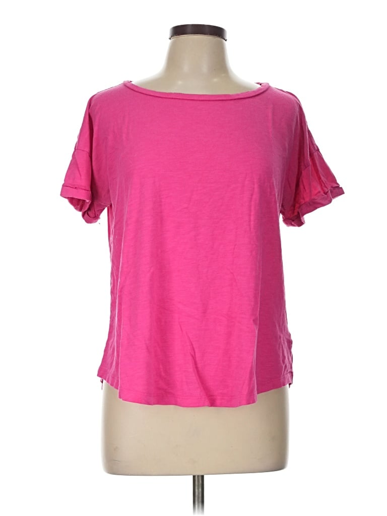 Pre-owned 24/7 Maurices Active T-shirt In Pink