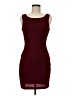 Speechless Solid Burgundy Cocktail Dress Size M - photo 1