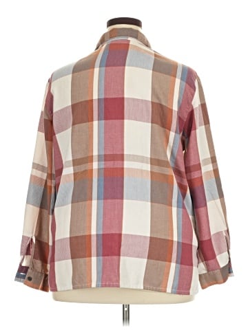 Alfred Dunner 3/4 Sleeve Button-Down Shirt (view 2)