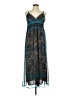 anaT 100% Polyester Paisley Teal Cocktail Dress Size L - photo 1