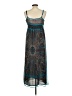 anaT 100% Polyester Paisley Teal Cocktail Dress Size L - photo 2