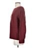 Chelsea28 Solid Burgundy Pullover Sweater Size S - photo 5