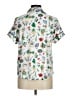 Kate Spade New York Floral White Short Sleeve Blouse Size M - photo 2