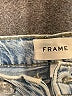 FRAME 100% Cotton Hearts Blue Jeans Size 25 waist - photo 4