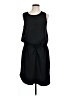 Athleta Solid Black Casual Dress Size L - photo 1