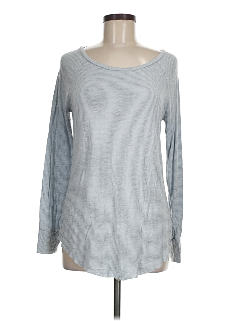 Pre-owned American Eagle Outfitters Long Sleeve T-shirt In Gray