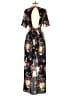Daytrip 100% Polyester Floral Black Jumpsuit Size S - photo 2