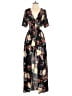 Daytrip 100% Polyester Floral Black Jumpsuit Size S - photo 1