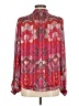 Maison d' Amelie Red Long Sleeve Blouse Size M - photo 2